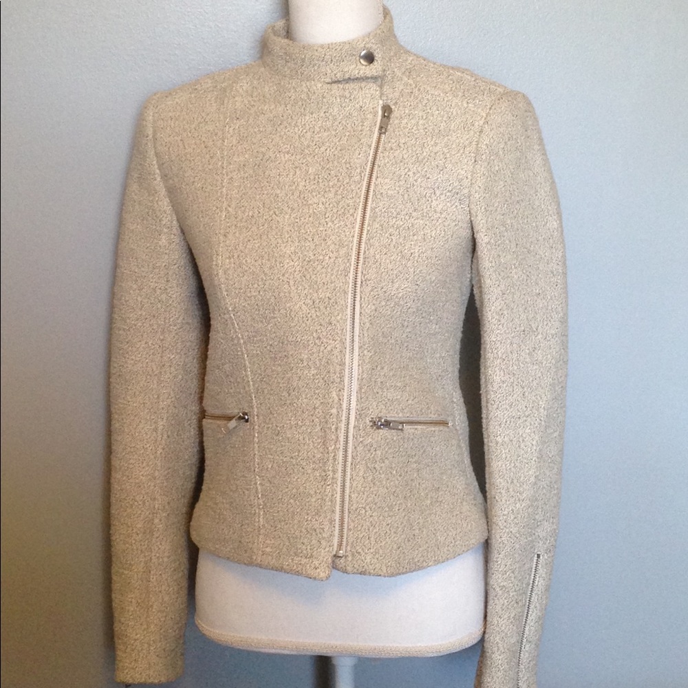 NWT Theory Macha Moto Tweed Jacket Size Small